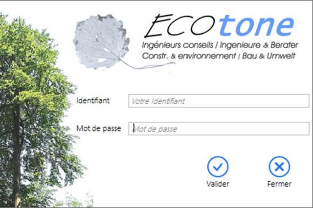 Exemple application de bureau