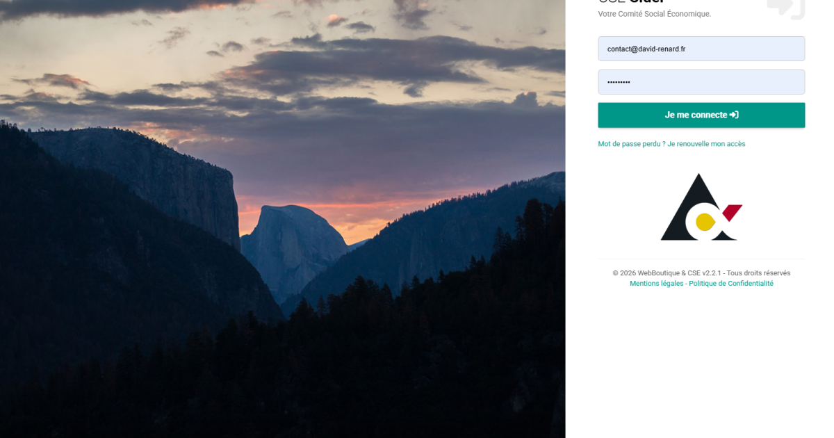 Application web métier pour le CSE de SIDEL Packing