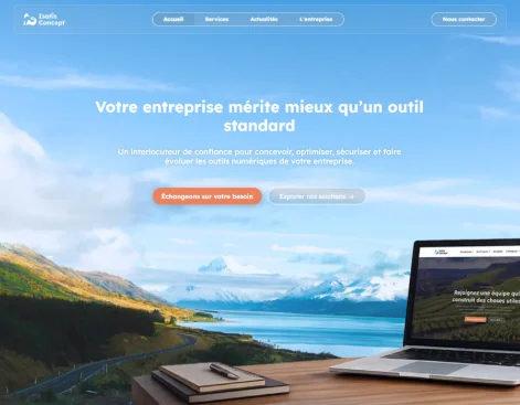 Nouveau site Isatis Concept : découvrez nos 4 univers