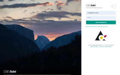 Application web métier pour le CSE de SIDEL Packing